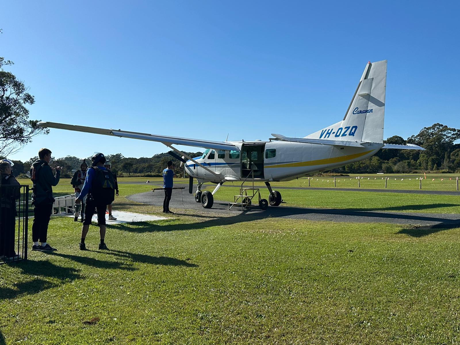 Our plane awaits Our plane awaits