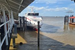 Our ferry post arrival